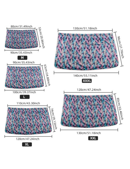 Saia de Proteção Noturna Confortável - Prevenção de Fugas - Lavável e Reutilizável