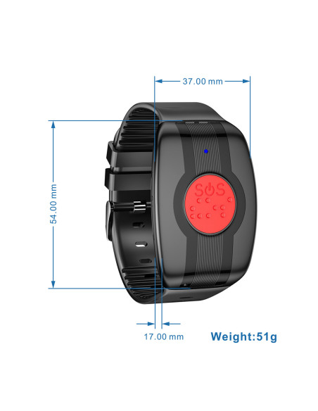 Pulseira SOS & Saúde – Segurança e Monitorização de Sinais Vitais 24h/7