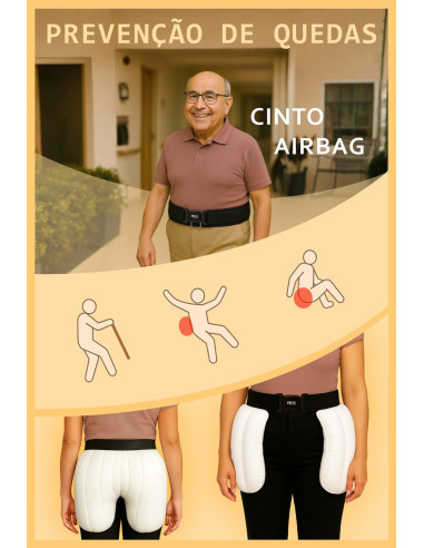 Cinto airbag de proteção contra quedas