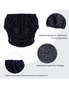 Boxer Protetor Intra-Versil Lavável – Conforto, Segurança e Discrição para Proteção Máxima Contra Fugas e Incontinência 2