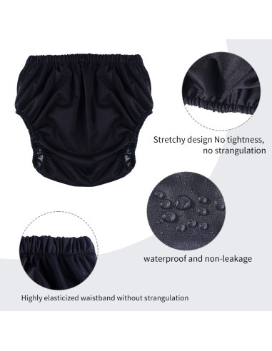 Boxer Protetor Intra-Versil Lavável – Conforto, Segurança e Discrição para Proteção Máxima Contra Fugas e Incontinência